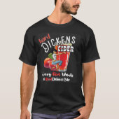 hard dickens cider Funny girl Whiskey And Beer App T-shirt (Voorkant)