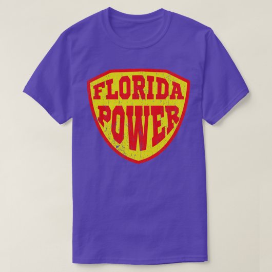 Hard Drawn Florida Power T-shirt (Design voorkant)
