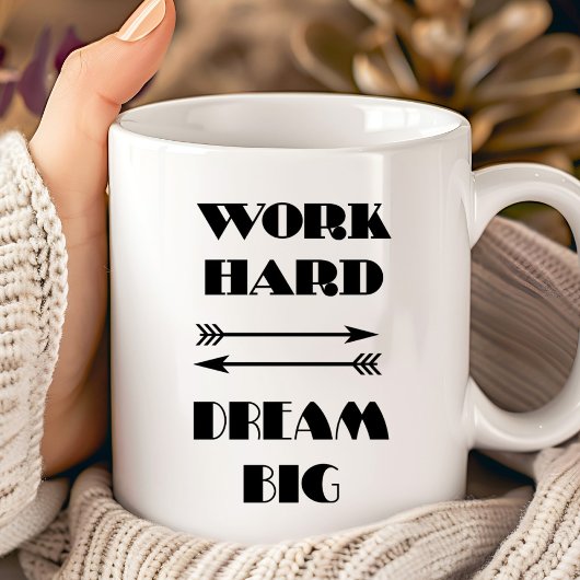 Hard Dream Big werken Koffiemok