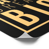 Hard Dream Big werken | Motivatie Poster prijsopga (Hoek)