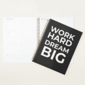 Hard Dream Big werken Planner (Display)