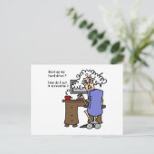 Hard Drive Back Briefkaart (Staand voorkant)