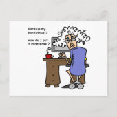 Hard Drive Back Briefkaart (Voorkant)