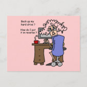 Hard Drive Back Briefkaart (Voorkant)