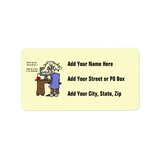 Hard Drive Back Etiket (Voorkant)