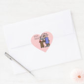 Hard Drive Back Hart Sticker (Envelop)