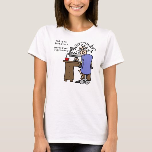 Hard Drive Back T-shirt (Voorkant)