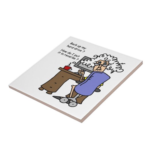 Hard Drive Back Tegeltje (Zijkant)