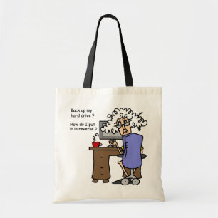 Hard Drive Back Tote Bag