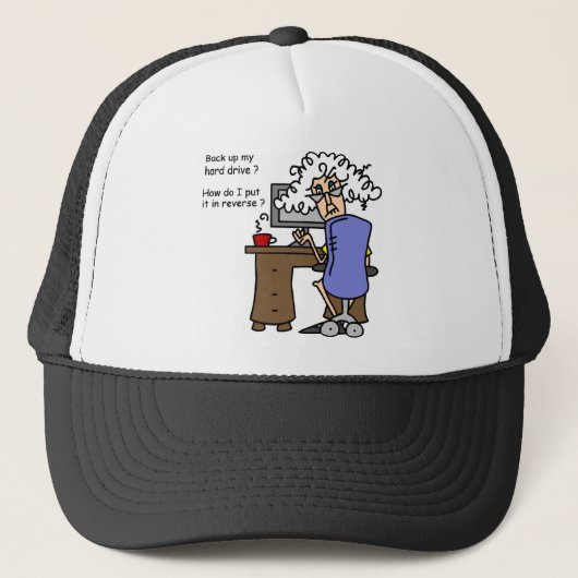 Hard Drive Back Trucker Pet (Voorkant)