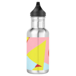 Hard-Edged Pastel Water Bottle Waterfles