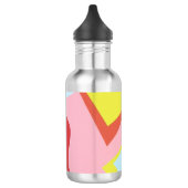 Hard-Edged Pastel Water Bottle Waterfles (Links)