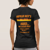 Hard en een Rock Place voor vrouwen T-shirt (Achterkant)