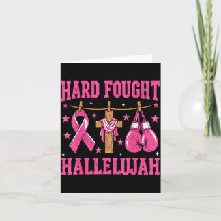 Hard Fought Hallelujah Christelijke Borstkanker Kaart