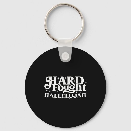 Hard Fought Hallelujah Sleutelhanger (Voorkant)