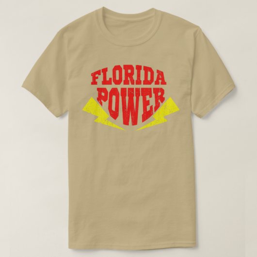 Hard Getrokken Florida Power1 T-shirt (Design voorkant)