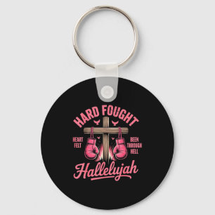 Hard Gevecht Hallelujah Bokshandschoenen geloof Sleutelhanger