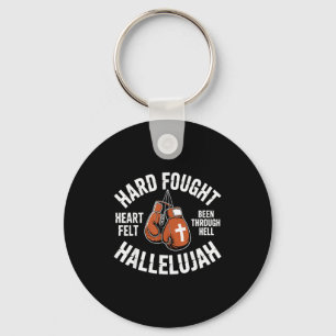 Hard Gevochten Hallelujah Bokshandschoenen Christe Sleutelhanger