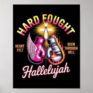 Hard Gevochten Hallelujah Bokshandschoenen Faith _ Poster