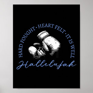 Hard gevochten hart voelde dat het goed halleluja  poster