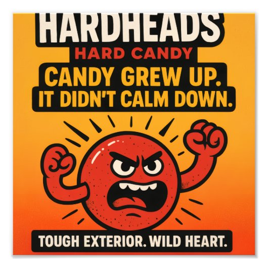 HARD HEAD  FOTO AFDRUK (Voorkant)