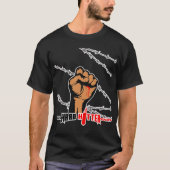 Hard Hitter Barb Wire Dark T-shirt (Voorkant)