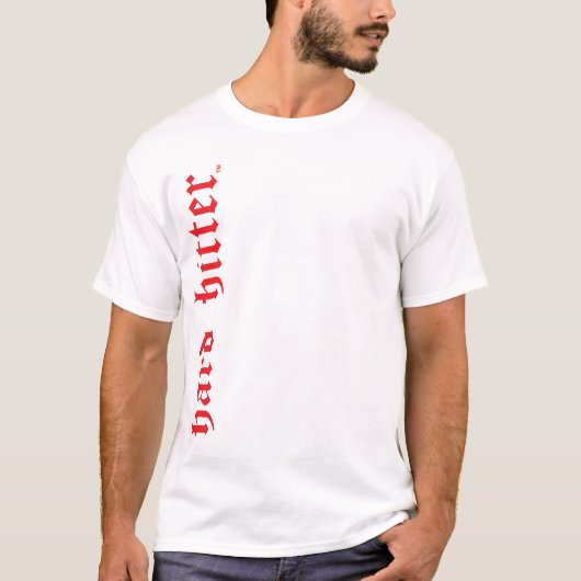 Hard Hitter Gothic Print Museum Shirt (Voorkant)