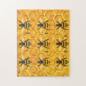 Hard Impossible Honingraat met bijen Legpuzzel (Verticaal)