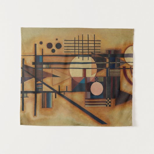 Hard in soft, 1927 by Wassily Kandinsky Wandkleed (Voorkant (horizontaal))