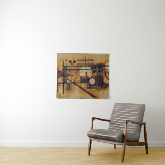 Hard in soft, 1927 by Wassily Kandinsky Wandkleed (In Situ (horizontaal))