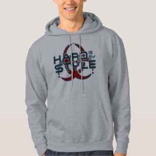 Hard is mijn stijl hardcore muziekgenres hoodie