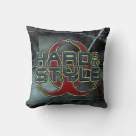 HARD is mijn STIJL + uw achtergrondafbeelding Kussen