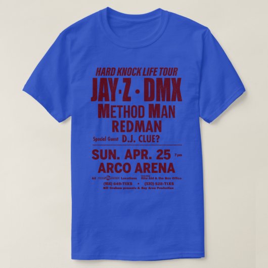Hard Knock Life Tour T-shirt (Design voorkant)