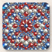 Hard kunststof onderzetter met Nederlandse kleuren (Voorkant)