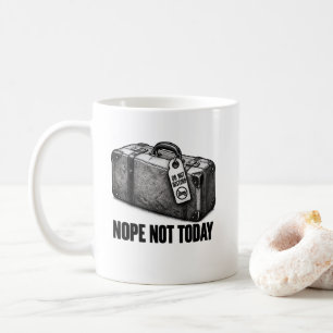 Hard Nee Gesloten Koffer Niet Vandaag Koffiemok