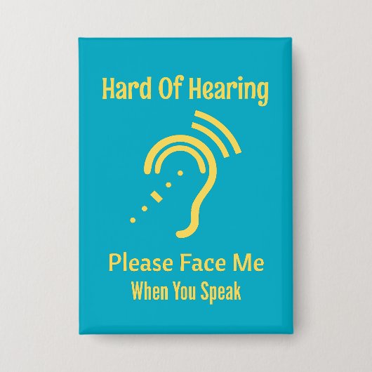 Hard Of Hearing Button (Voorkant)