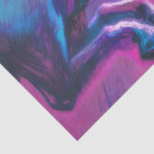 Hard Pastel Drawing Cool Tones Carousel Horse Tissuepapier (Detail)