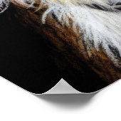 Hard Pastel Drawing Terrier Poster (Hoek)
