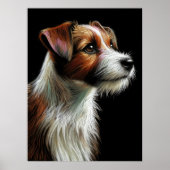 Hard Pastel Drawing Terrier Poster (Voorkant)