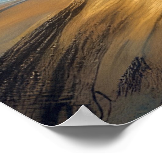 Hard Pastel Tekenboten Water III Poster (Hoek)