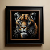 Hard Pastel Tekening Bergleeuw Poster