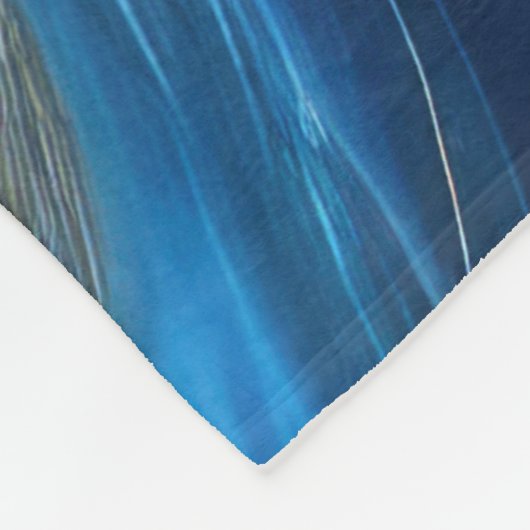 Hard Pastel Tekening Crashing Waves Fleece Deken (Hoek)