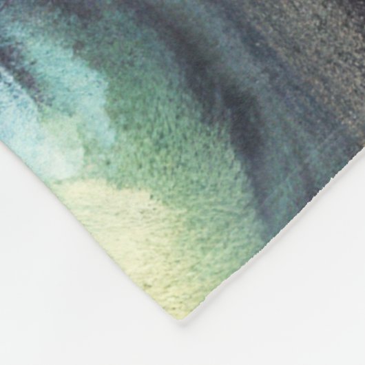 Hard Pastel Tekening Kerstbomen Whimsical Fleece Deken (Hoek)