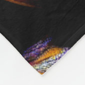 Hard Pastel Tekening Kerstmis Bloemen Lichten Fleece Deken (Hoek)