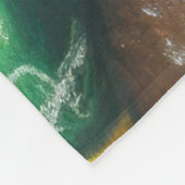 Hard Pastel Tekening Kerstmis Puppies Fleece Deken (Hoek)