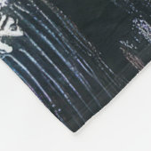 Hard Pastel Tekening Kerstmisscène Fleece Deken (Hoek)