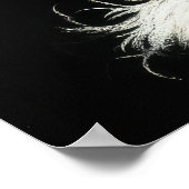 Hard Pastel Tekening Koning Charles Cavalier Spani Poster (Hoek)