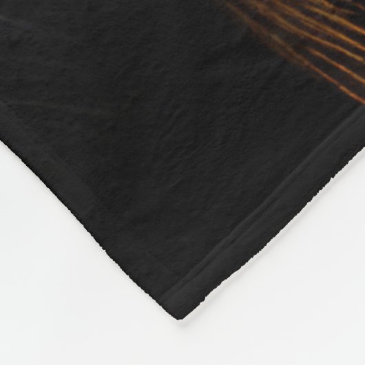 Hard pastel tekening langharige kat fleece deken (Hoek)