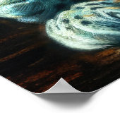 Hard Pastel Tekening Leopard II Poster (Hoek)