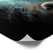 Hard Pastel Tekening Olifant Poster (Hoek)